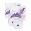 Night Light Set Of 2, A Colorful Bat With A Red Bow On Its Head. -Cute Night Light Shop df20cd511aa18ea33fdd93249adfd4b98ceb2602