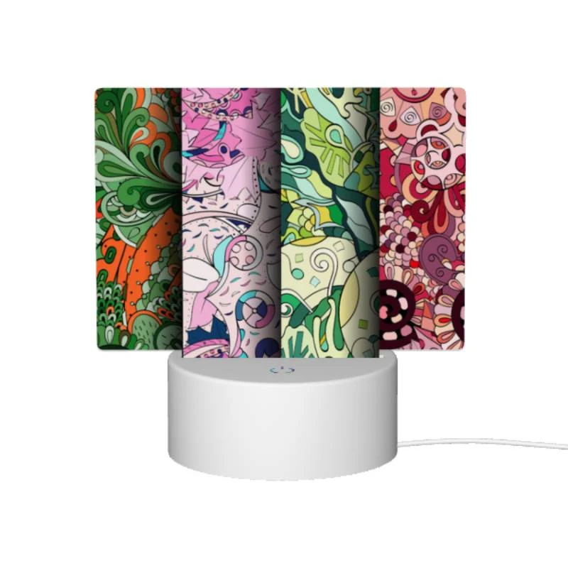 Rectangular Acrylic Night Light, Four different colored designs of a face. Rectangular Acrylic Night Light, Four Different Colored Designs Of A Face. -Cute Night Light Shop df486e11db02603f3ab6c7e329aec9b2cab81a2c