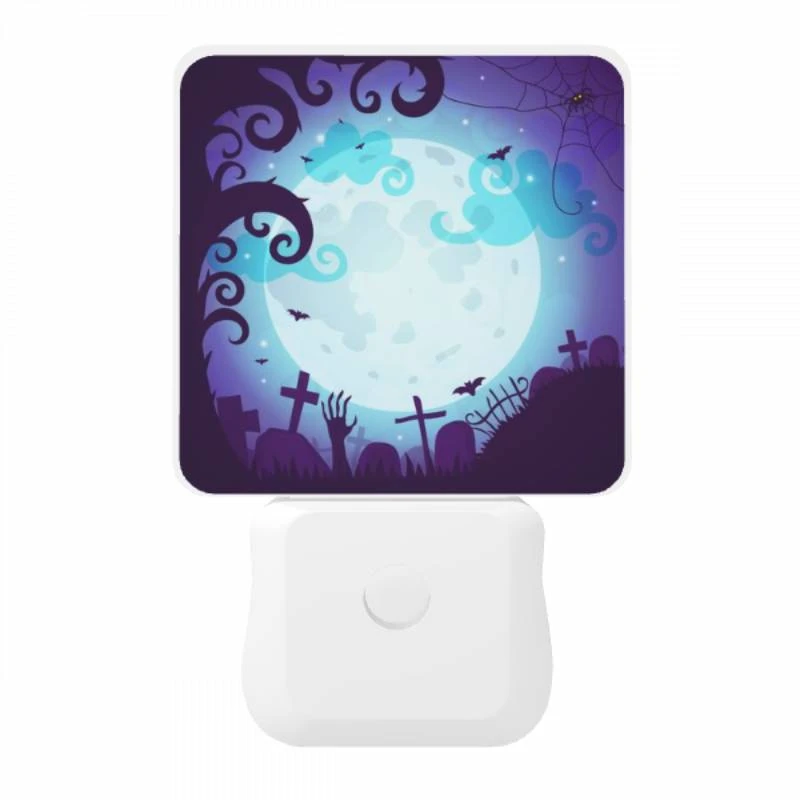 Night Light, A spooky scene with a full moon and a bunch of bats flying around. Night Light, A Spooky Scene With A Full Moon And A Bunch Of Bats Flying Around. -Cute Night Light Shop e02ccc9f0ef1f5d0b6e0b78671581524c9edc35b