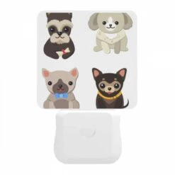 Night Light, Four Different Colored Dogs Are Shown In A Row. -Cute Night Light Shop e1ebd8d172634f0b8fc15dd107970e5afcfdbcc0