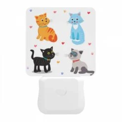 Night Light, Four Cats Are Shown In A Row -Cute Night Light Shop e3707609cee80b15cb0c69882458f94271d5e0dd
