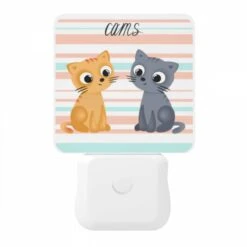 Night Light, Two Cats Sitting Next To Each Other. 10 Night Light, Two Cats Sitting Next To Each Other. -Cute Night Light Shop e4081b1ceab2d2d195459b55f10b333b887f7021