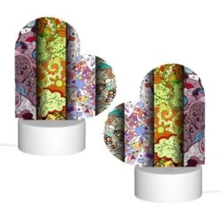 Love Acrylic Night Light, Four Different Colored Paintings Of Leaves. -Cute Night Light Shop e461d385b51c01ba974170c5fea7674f68418161