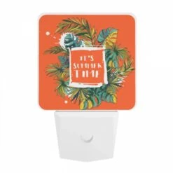Night Light, A Colorful Poster With The Words "It's Summer Time" Written On It. -Cute Night Light Shop e603f83d26d6c5e5a142fcb86e95609ad1985c8e