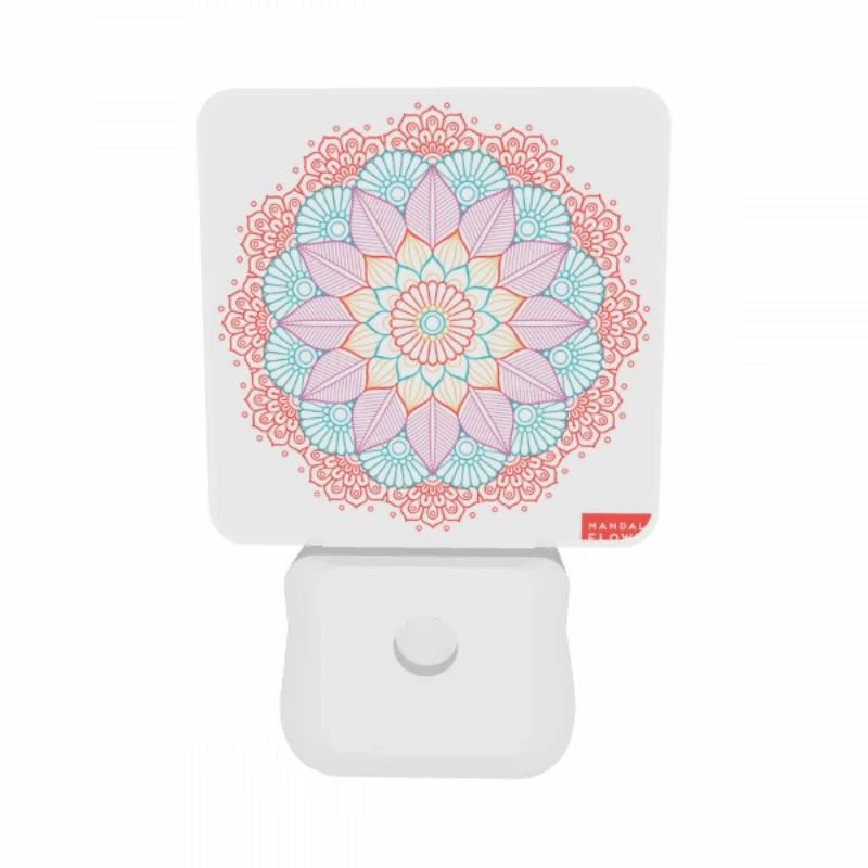 Night Light Set of 2, A colorful flower design with a pink and blue color scheme. Night Light Set Of 2, A Colorful Flower Design With A Pink And Blue Color Scheme. -Cute Night Light Shop e7bff35d547de23a43355cfebdf6ac44072f7631