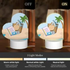 Love Acrylic Night Light, A Collection Of Travel Documents And A Suitcase Are Placed On A Sandy Beach. 4 Love Acrylic Night Light, A Collection Of Travel Documents And A Suitcase Are Placed On A Sandy Beach. -Cute Night Light Shop e8e636af1ca852f0839ff69fcd16509262268589