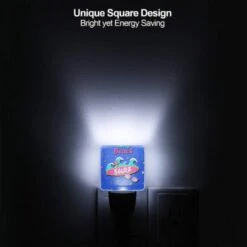 Night Light Set Of 2, A Colorful Surfing Zone Sign With A Pink And Blue Background. -Cute Night Light Shop eb8370a2d52c19f6281004472612e55bfe7cb7fb