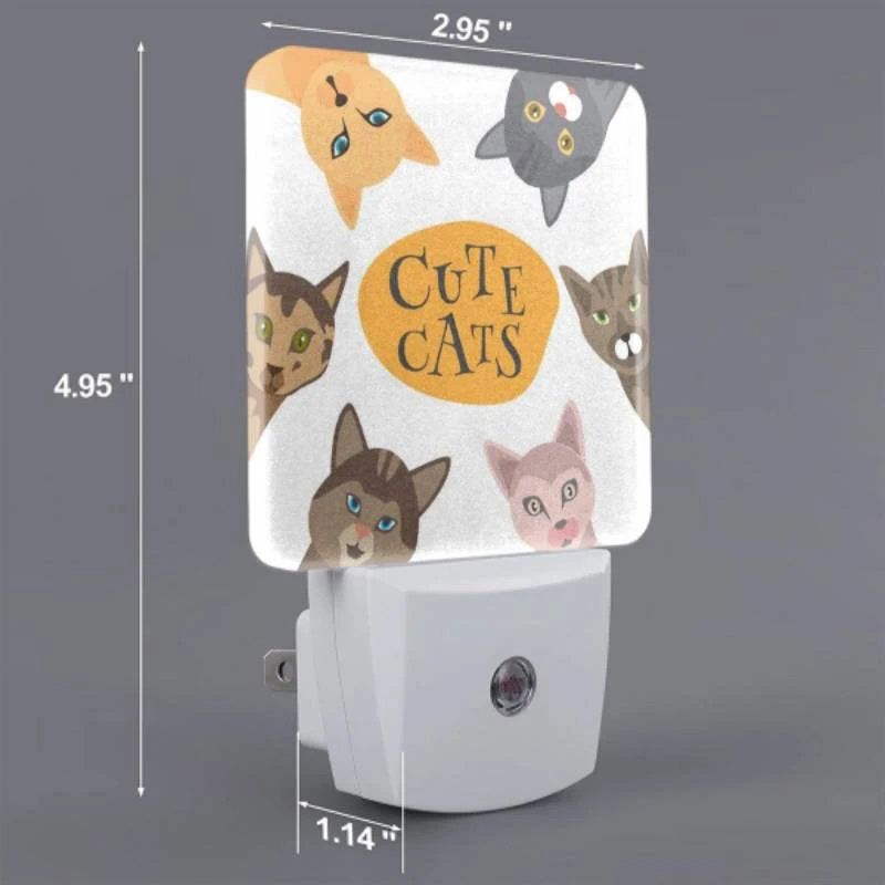 Night Light, A collection of cute cat illustrations. Night Light, A Collection Of Cute Cat Illustrations. -Cute Night Light Shop ec947b25dd4b369579674b15398178d2ee448fa4