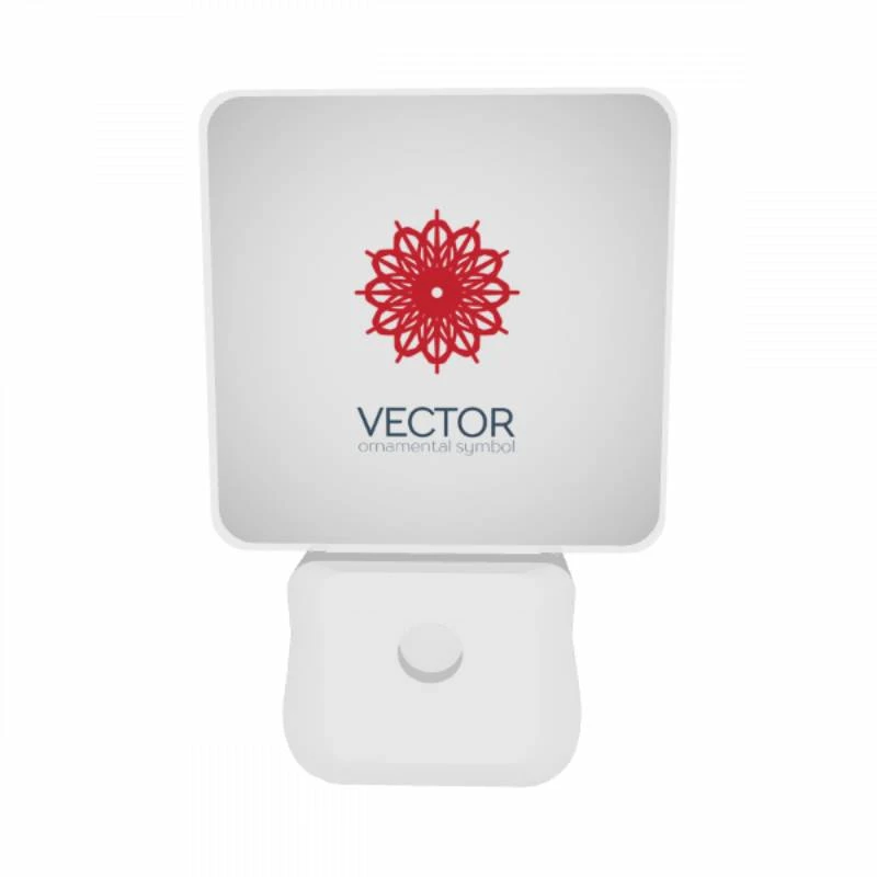 Night Light Set of 2, A red and white circular design with a white background. Night Light Set Of 2, A Red And White Circular Design With A White Background. -Cute Night Light Shop ef0b691e05e2bea1d45d759eef069fde700e950b