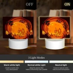 Rectangular Acrylic Night Light, A Halloween Scene With A House 4 Rectangular Acrylic Night Light, A Halloween Scene With A House -Cute Night Light Shop efac910e0abb6a75e3c924cad51563767deca722