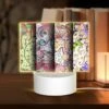 Rectangular Acrylic Night Light, Four Different Colored Paintings Of Flowers. -Cute Night Light Shop f04b0f12b12cbd95db4b6cf96969941b6c5c0803