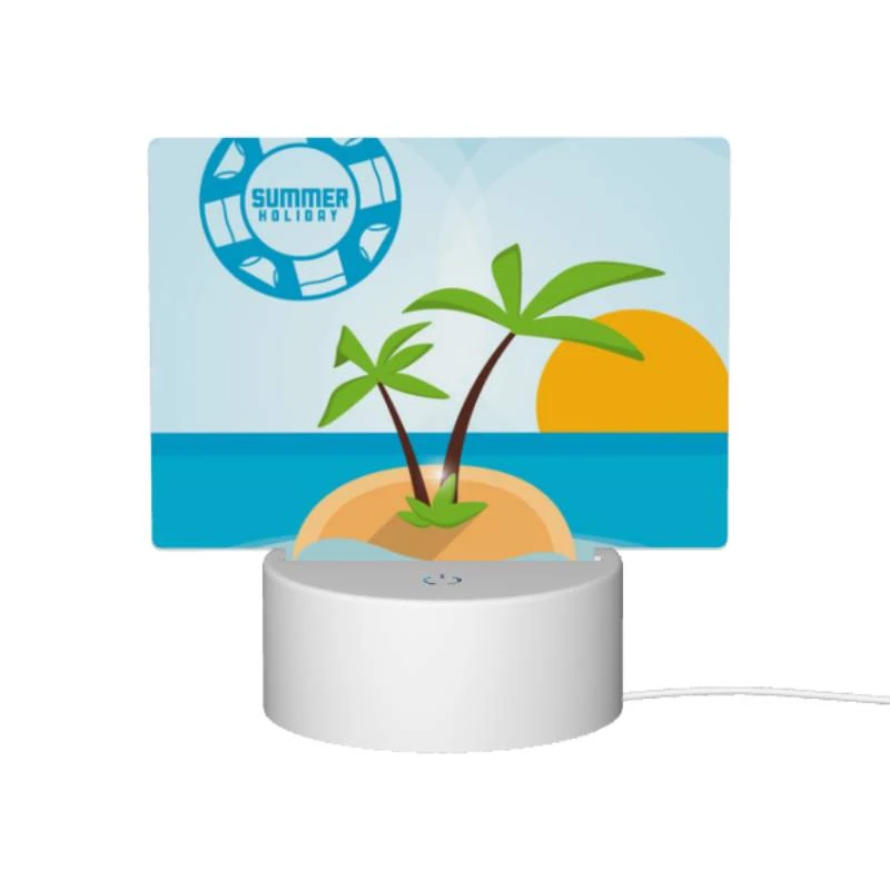 Rectangular Acrylic Night Light, A palm tree is growing on a small island in the middle of the ocean. Rectangular Acrylic Night Light, A Palm Tree Is Growing On A Small Island In The Middle Of The Ocean. -Cute Night Light Shop f18bbb4dca1a2de0145426fc2651158b7529cd93