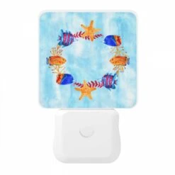 Night Light, A Colorful Painting Of Fish And A Starfish. -Cute Night Light Shop f27a41207fbb7240240d66c878c1a4d2ede94356