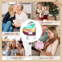 Love Acrylic Night Light, A Car's View Of A Beach With A Hammock And A Boat In The Water. -Cute Night Light Shop f31cec314595abef1bd1f907f672bb6806fc6ae4