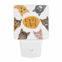 Night Light, A Collection Of Cute Cat Illustrations. 9 Night Light, A Collection Of Cute Cat Illustrations. -Cute Night Light Shop f44b3a107d9a96c355aeb5aa513a3690f9bea132