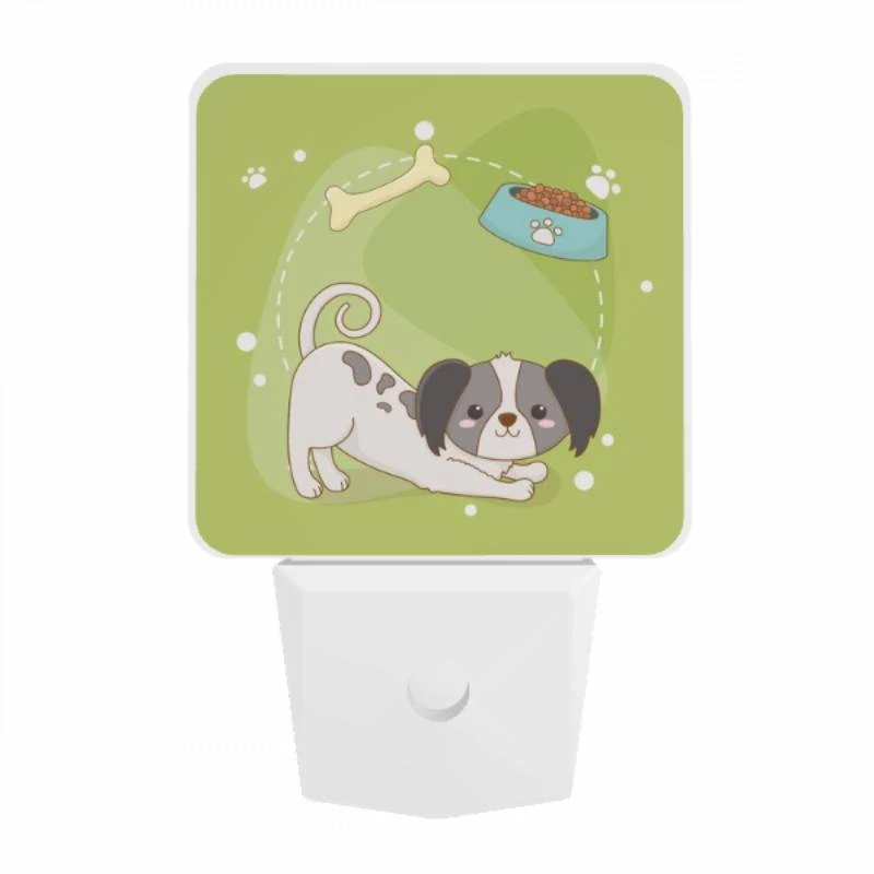 Night Light, A cartoon dog is shown laying down and eating food from a bowl. Night Light, A Cartoon Dog Is Shown Laying Down And Eating Food From A Bowl. -Cute Night Light Shop f4516352fe7c4858c034378c16581ab4d2708db8