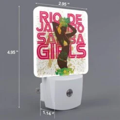 Night Light Set Of 2, A Woman Wearing A Grass Skirt And A Headband Poses For A Picture. -Cute Night Light Shop f48be18f3886f5d44f7130b008e582afe0d69f97