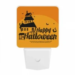 Night Light, A Halloween Poster With A Haunted House And Bats. -Cute Night Light Shop f4cdb8e6877ef89f3126cc3edd4a016fabdbea7b