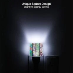 Night Light Set Of 2, Four Colorful Designs Of Swirls And Patterns. -Cute Night Light Shop f50f19575e86de524c3d93c37e471a44f93bb668