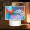 Rectangular Acrylic Night Light, A Colorful Image Of Leaves And A Word "Summer Holidays" Written In The Middle. -Cute Night Light Shop f5f54704da7d44979d41d2583cf4c3745f5ac1a9