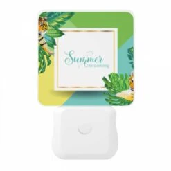 Night Light, A Picture Of A Tiger With The Words "Summer Is Coming" Written On It. -Cute Night Light Shop f64bbb8df8658bf77de61a1fd0d50e48da102fb7