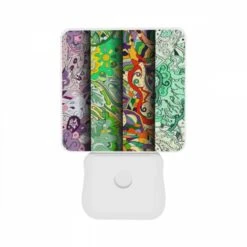 Night Light Set Of 2, Three Colorful Paintings Are Displayed Side By Side. -Cute Night Light Shop f673dd4dbd34e529c301e8f9197632c47057bfa0