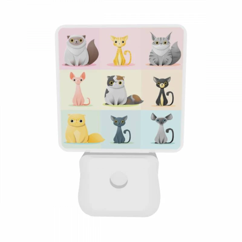 Night Light Set of 2, A collection of cats in various colors and poses. Night Light Set Of 2, A Collection Of Cats In Various Colors And Poses. -Cute Night Light Shop f7343b823a29b16430d97f8d62c969c8723cad2e