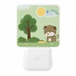 Night Light, A Dog Is Standing In Front Of A Tree And A Yellow Ball. -Cute Night Light Shop f7ee40fab57a8f12b09930d1df814a790bb8aed8