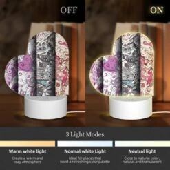 Love Acrylic Night Light, Four Different Colored Designs Of Swirls And Patterns. -Cute Night Light Shop f86a33badbc5172cc2bf6aab63f9e4c31babebe4