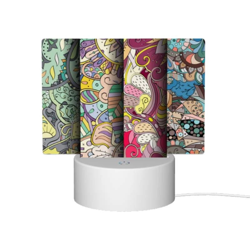 Rectangular Acrylic Night Light, Four different colored designs of a flower. Rectangular Acrylic Night Light, Four Different Colored Designs Of A Flower. -Cute Night Light Shop f920432177e6c67f17e16a1e5c1eb956afc5ac89