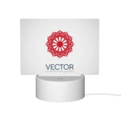 Rectangular Acrylic Night Light, A Red And White Circle With A Red Center. 11 Rectangular Acrylic Night Light, A Red And White Circle With A Red Center. -Cute Night Light Shop fa38d941d9eb427dd933d415af48706536609cc4