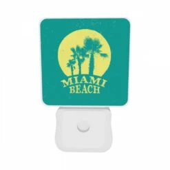 Night Light Set Of 2, A Logo For Miami Beach. -Cute Night Light Shop fa6a97f5ba455f784c236487d40c39a30df59bf6