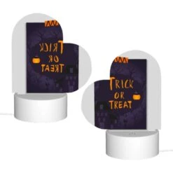 Love Acrylic Night Light, A Poster With A Pumpkin On It That Says Trick Or Treat. 3 Love Acrylic Night Light, A Poster With A Pumpkin On It That Says Trick Or Treat. -Cute Night Light Shop fa9326e1342899a8beabff05c86d465460cd2a92