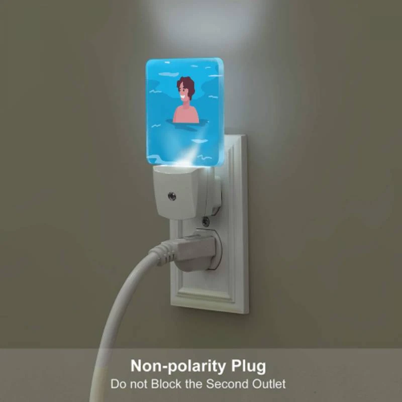 Night Light, A man is swimming in the ocean Night Light, A Man Is Swimming In The Ocean -Cute Night Light Shop fb10ad97553a3636c45f67445dec225ed5b59f58