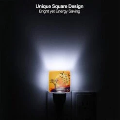 Night Light Set Of 2, A Poster Of Bats Flying Around A Tree With The Words "Trick Or Treat" Written On It. -Cute Night Light Shop fb39e403a828528640737d6f8e9a0a4dfccd53b4