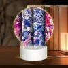 Round Acrylic Night Light, Three Different Colored Designs Of Flowers. -Cute Night Light Shop fdd753a14180c7ede2d5c79cbf28be6e14322520