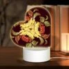 Love Acrylic Night Light, A Colorful Flower Design With Yellow -Cute Night Light Shop fe1065c26f73e0b9f1cccc79b6b6aa3e6905ee6c