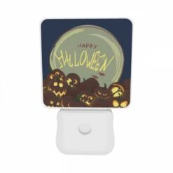 Night Light Set Of 2, A Cartoon Of Pumpkins With The Words "Happy Halloween" Written Above Them. -Cute Night Light Shop fe7e195b112ddcf226abe1734444ba0e3d1fcd6b