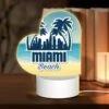 Love Acrylic Night Light, A Logo For The Miami Beach.