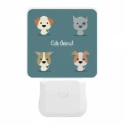 Night Light, Four Different Colored Dogs Are Shown In A Row. -Cute Night Light Shop ff2805a1561bf6a0694aed47155f3a64db400d85