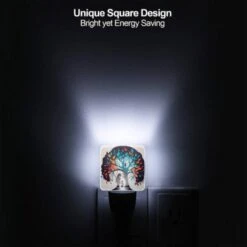 Night Light Set Of 2, A Tree With A Woman And A Child Standing Under It. -Cute Night Light Shop ffcc9ebcd95c2a53eedfa085720bf59273daa879